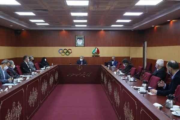 خبرنگاران نشست هیات اجرایی کمیته ملی المپیک برگزار شد خبرنگاران نشست هیات اجرایی کمیته ملی المپیک برگزار گردید