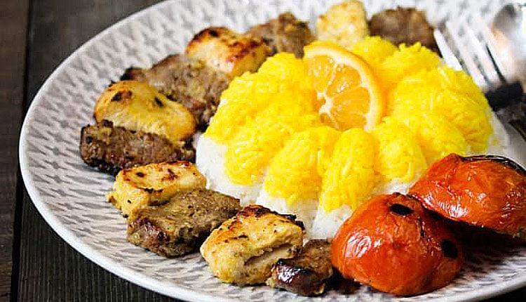 طرز تهیه کباب بختیاری زغالی و تابه ای به صورت تصویری