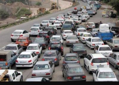 ترافیک سنگین در محورهای چالوس، هراز و آزادراه قزوین، رشت ، آخرین شرایط راه ها