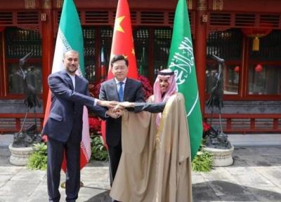 جزئیات بیانیه و توافقات مهم ایران و عربستان ، تصویر یک دست سه نفره خاص ، تشکر ویژه از چین