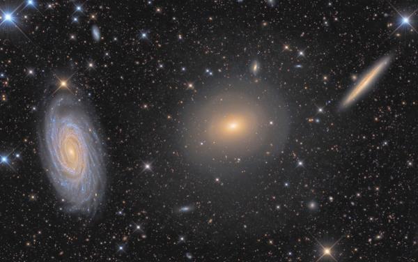 برخورد دو کهکشان غول پیکر از نگاه تلسکوپ جیمز وب