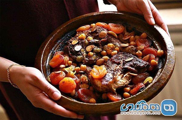 تاجینه یکی از معروف ترین غذاهای مراکش به شمار می رود